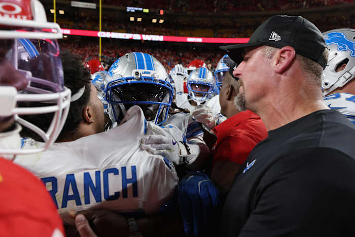 What Dan Campbell said about Detroit Lions player starting postgame brawl with Chiefs