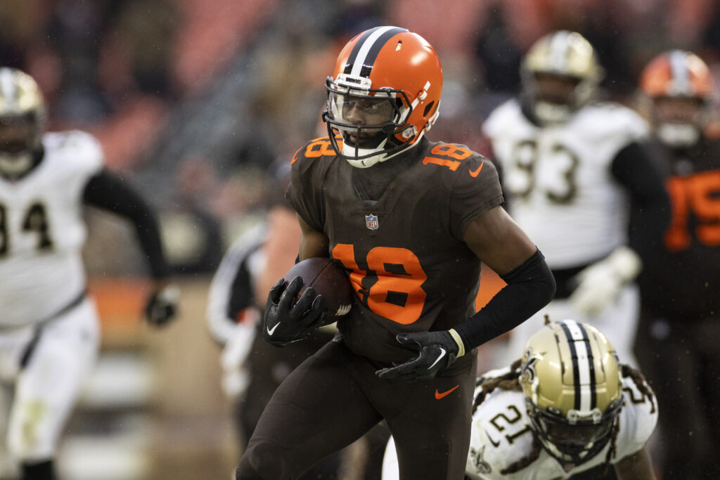 Browns WR David Bell Announces Retirement