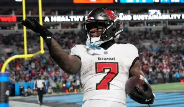 Bucky Irving, Mike Evans injury update: Buccaneers stars off to bad start for Week 6 image