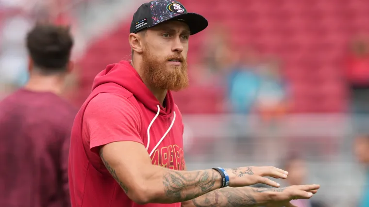 How long is George Kittle out? Latest injury update on San Francisco 49ers tight end image