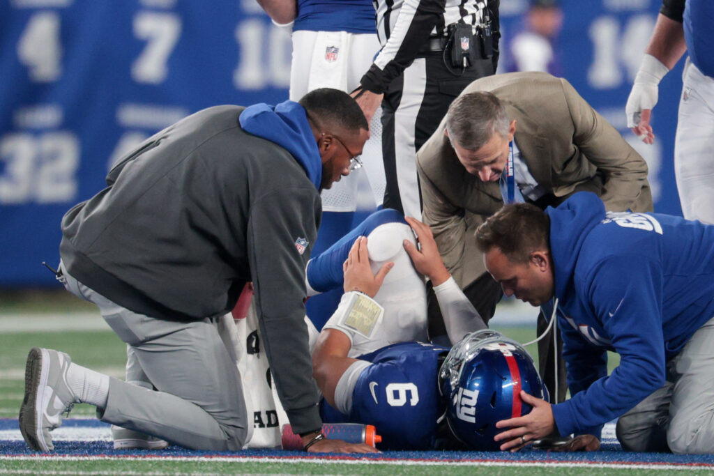 NFL, NFLPA Investigating Giants' Handling Of Jaxson Dart Concussion Protocol