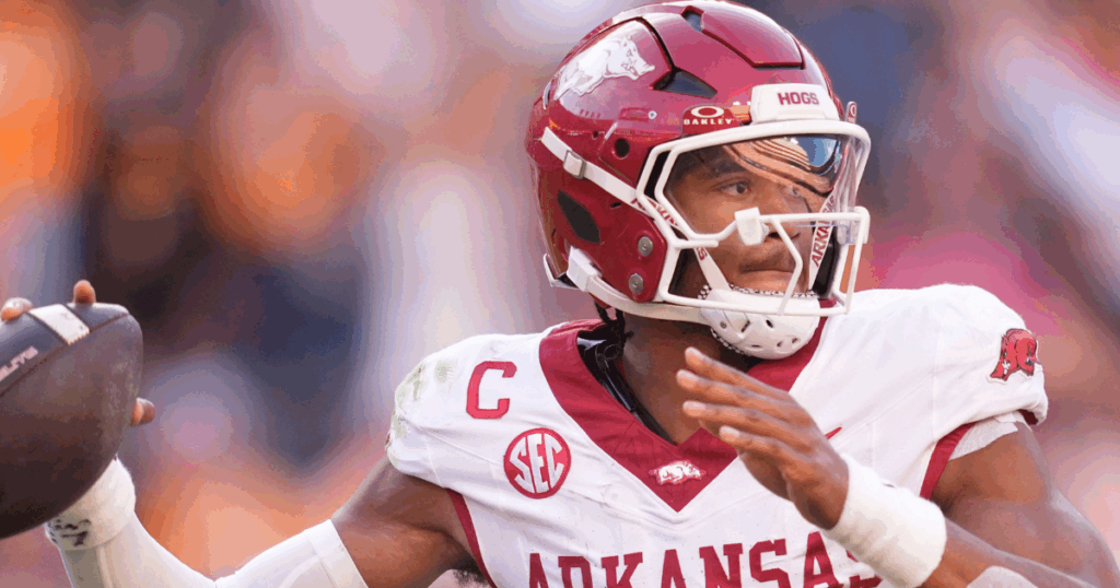 Arkansas QB Taylen Green