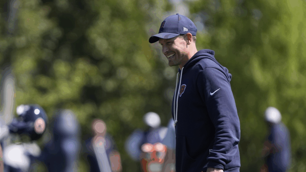 Bears coach Ben Johnson reveals inspiration for postgame victory chant