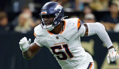 Denver Broncos' Que Robinson in line to make his NFL debut on Sunday