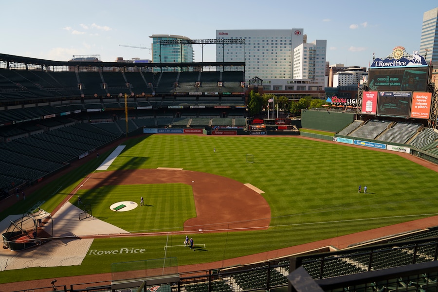 The L.A. Rams will practice at Oriole Park before NFL game in London