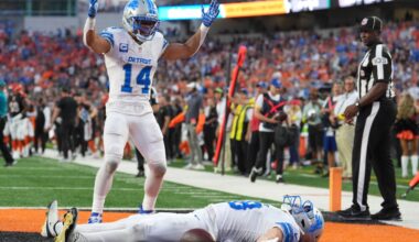 Jared Goff and Amon-Ra St. Brown continue to raise the bar for red-hot Lions