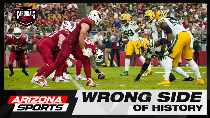 Watch Cardinals Corner: Arizona on wrong end of NFL history with Packers loss
