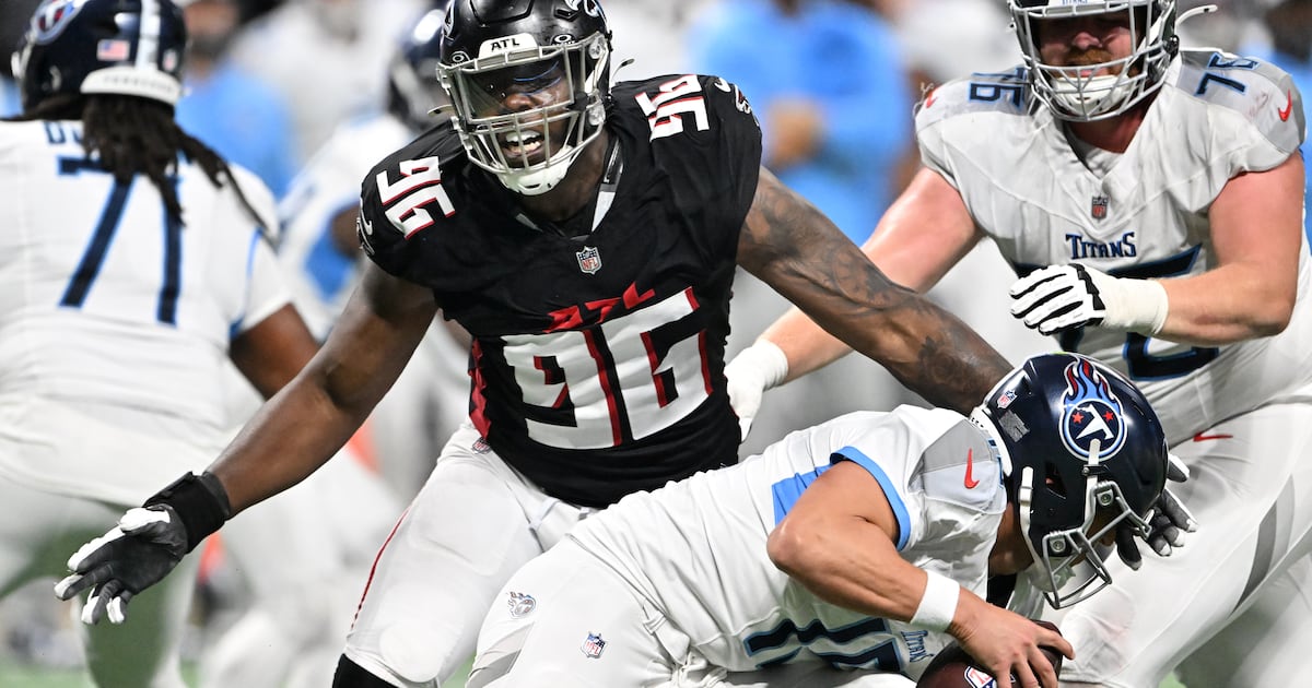 Falcons’ improved pass rush expects 'elite and dominant games coming'