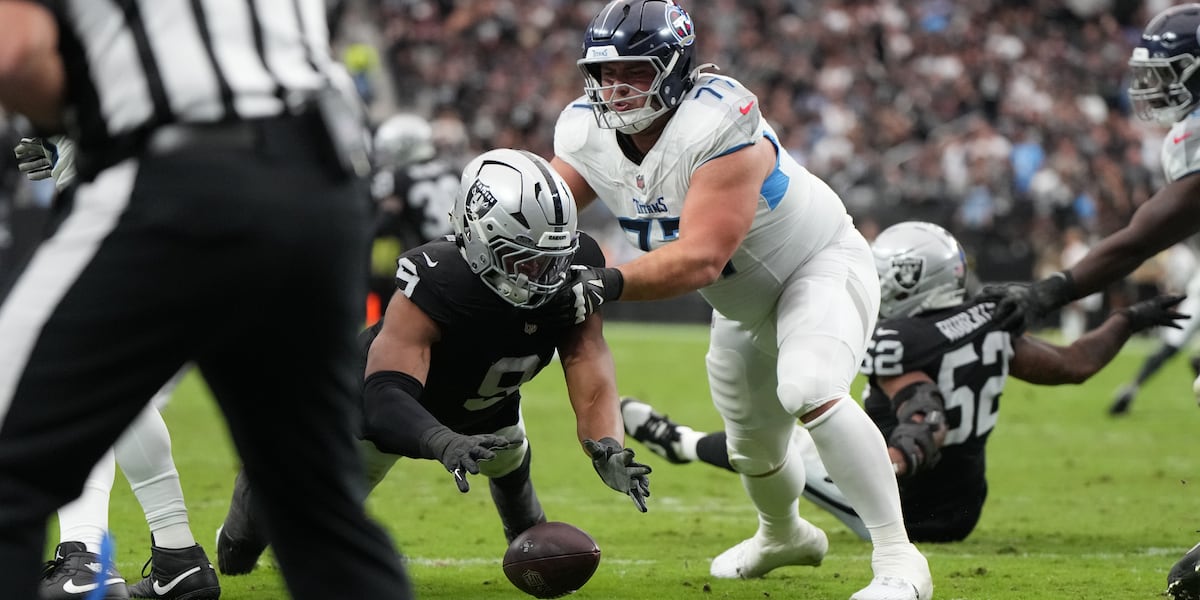 West Rusk’s Tyree Wilson recovers fumble in Las Vegas’ win