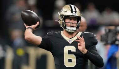 New Orleans Saints’ Kellen Moore says starting quarterback job is Tyler Shough’s to keep