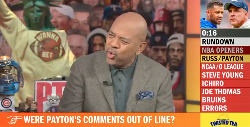 Michael Wilbon calls Sean Payton 'classless bum' after Russell Wilson barb