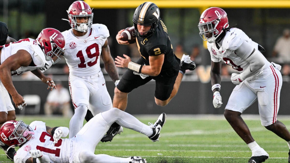 College Football Playoff race 2025: Alabama vs. Vanderbilt leads Week 6 slate; trap games await ranked teams