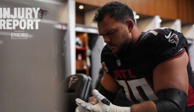 Jake Matthews, 2 rookies listed as non-participants in practice estimate