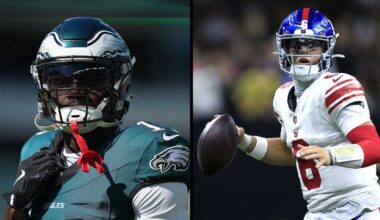 Students asked which former Ole Miss player they support when Eagles play Giants
