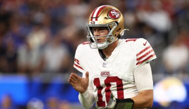 49ers' Brock Purdy out again, Mac Jones questionable but expected to start