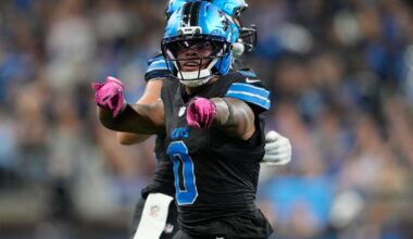 Jahmyr Gibbs and Detroit Lions have a bye, giving defenses a break trying to slow the speedy running back