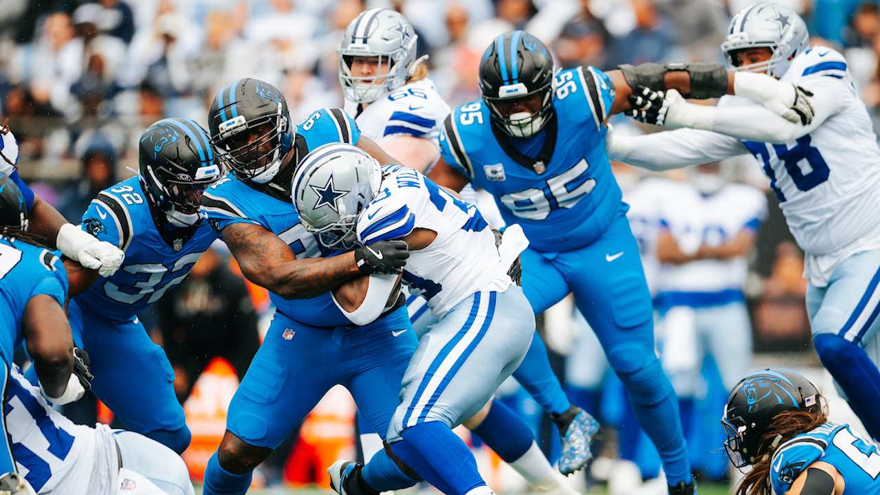 Run defense comes up big again, as Panthers make enough plays to beat Dallas