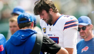 No, Josh Allen Did Not Bring "Politics" Up at Football Game