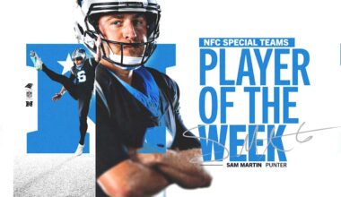 Sam Martin named NFC special teams player of the week for Week 7