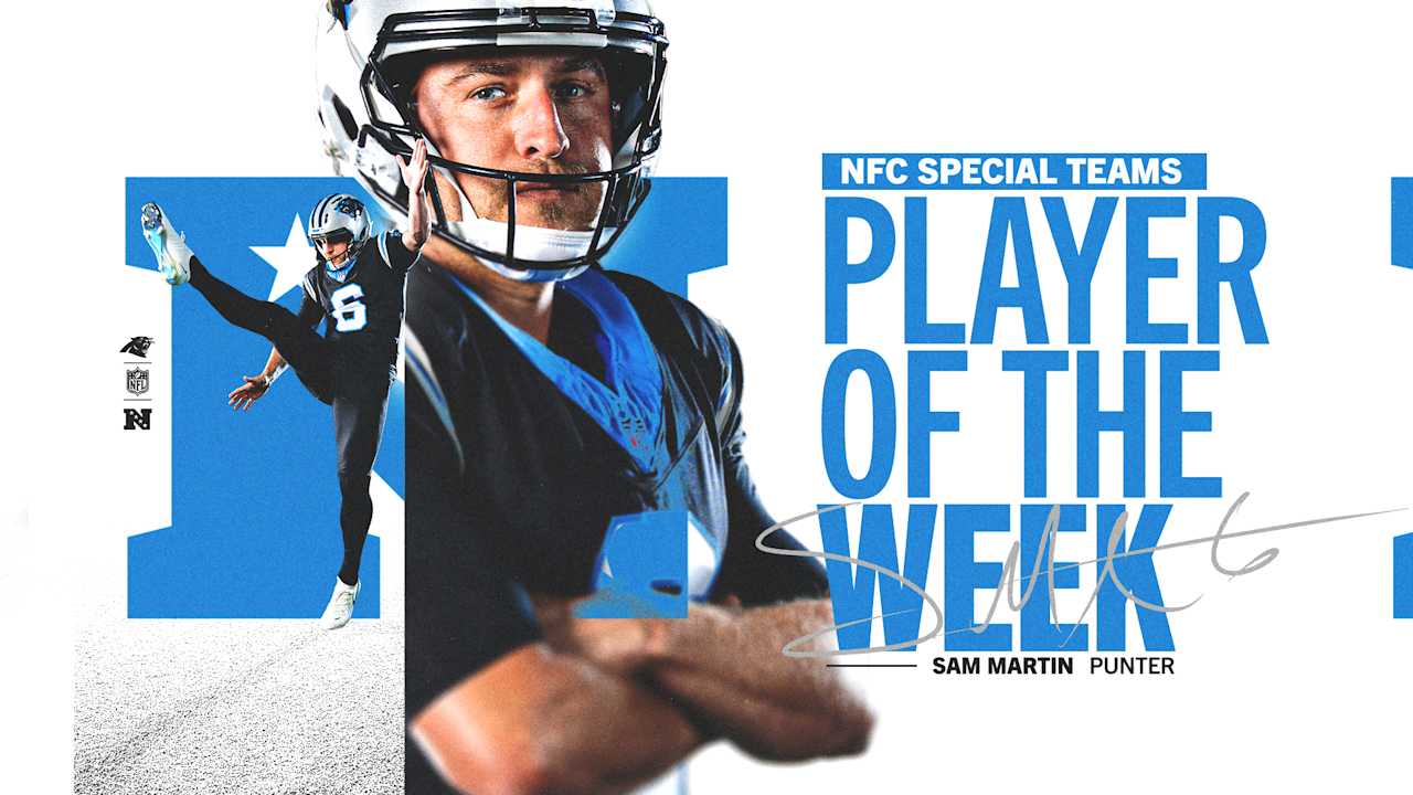 Sam Martin named NFC special teams player of the week for Week 7