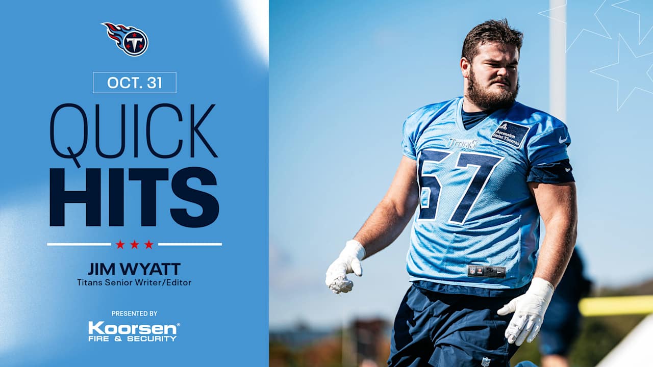 Quick Hits After Friday's Titans Practice 