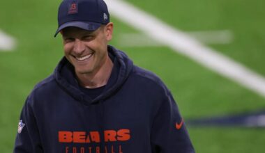 Bears HC Ben Johnson mic'd up vs. Saints