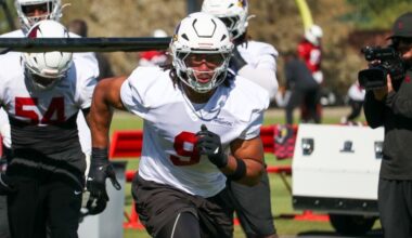 Cardinals' BJ Ojulari returned to practice Thursday...