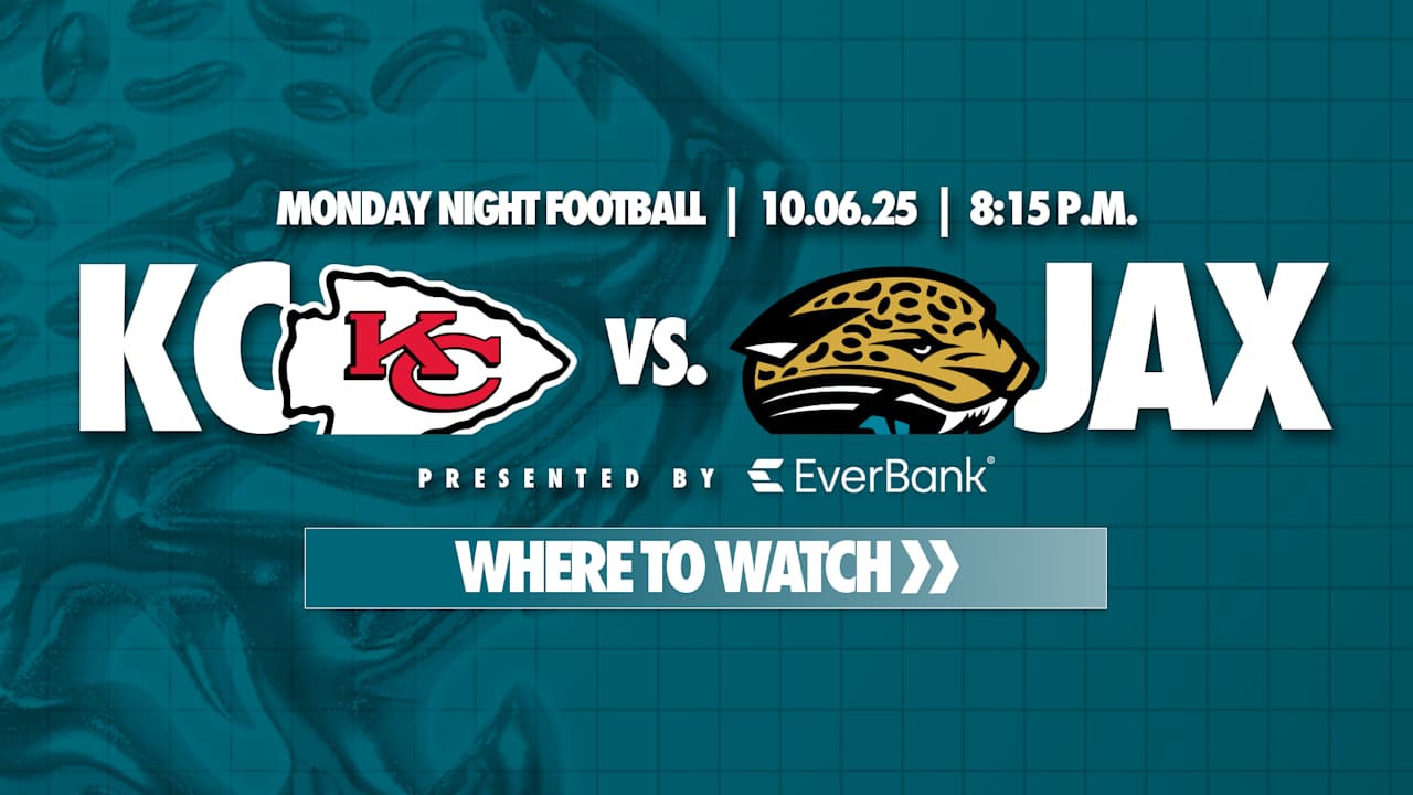 Week 5, How to Watch MNF, Kansas City Chiefs vs. Jacksonville Jaguars