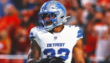 Lions DB Brian Branch Suspended 1 Game For Hitting Chiefs WR JuJu Smith-Schuster
