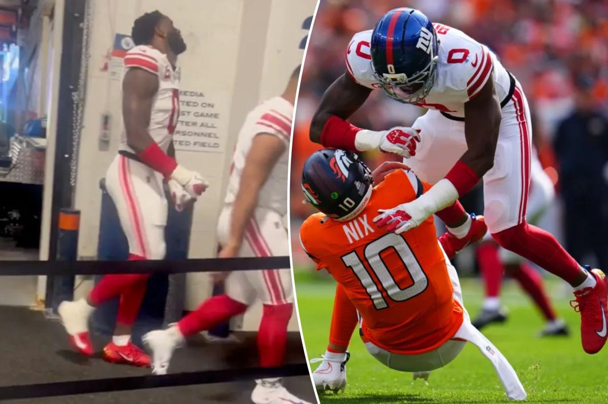 Brian Burns speaks out on viral tunnel video after crushing Giants loss