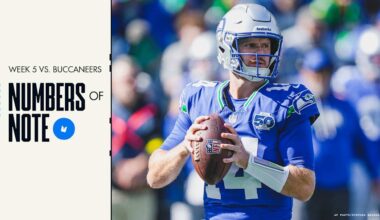 12 Numbers Of Note From The Seahawks’ Week 5 Loss To The Buccaneers