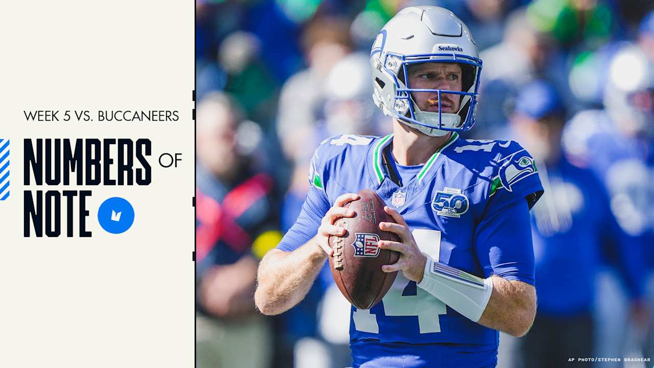 12 Numbers Of Note From The Seahawks’ Week 5 Loss To The Buccaneers