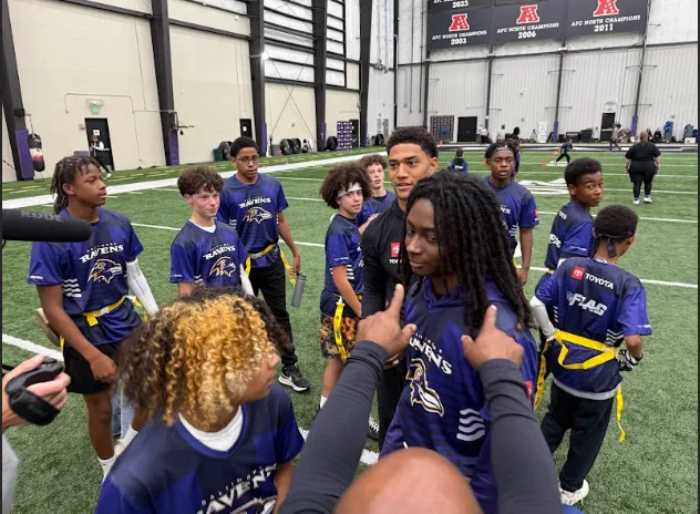 Kyle Hamilton hosted Military Kids and Family