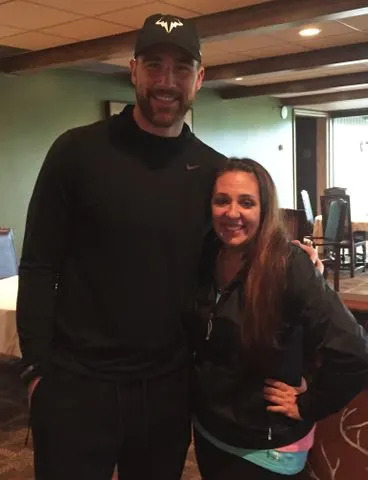 Aaron Fulk Travis Kelce and Aaron Fulk