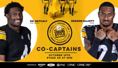 Metcalf, Elliott are co-captains for Steelers Style