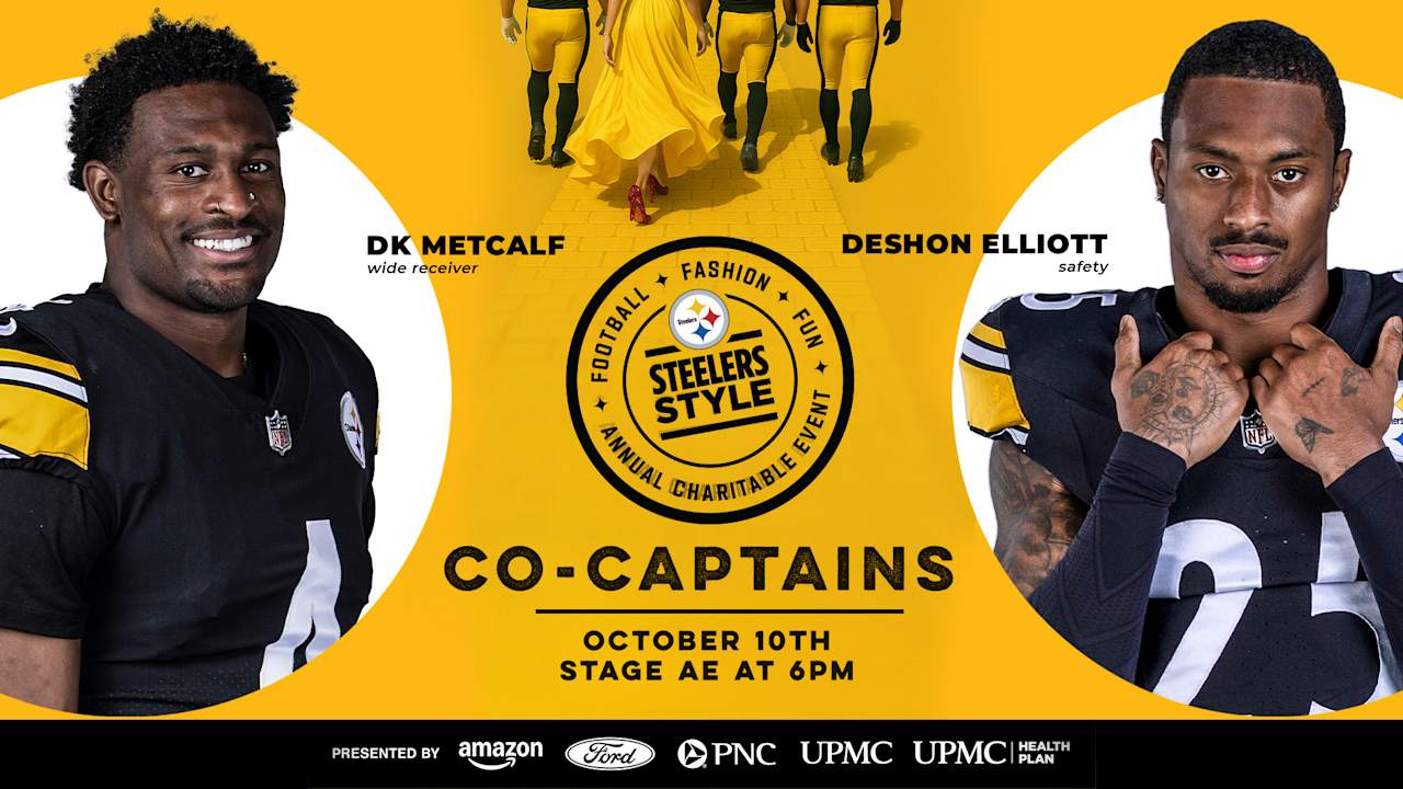 Metcalf, Elliott are co-captains for Steelers Style