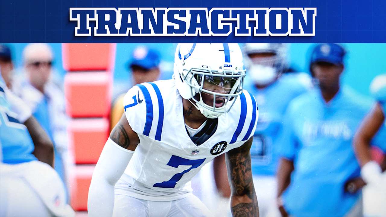 Colts place CB Charvarius Ward Sr. on injured reserve, sign RB Ameer Abdullah to 53-man roster from practice squad; elevate CB Cameron Mitchell, WR Laquon Treadwell to active roster from practice squad for Week 7