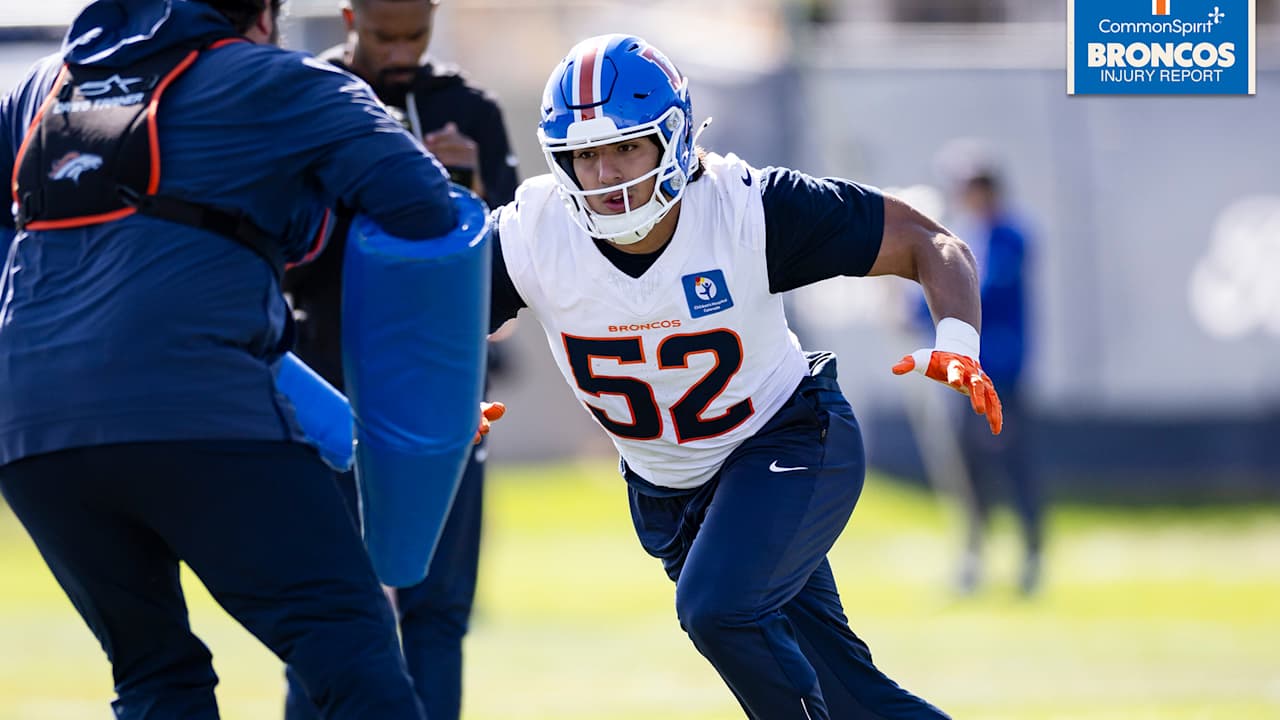 OLB Jonah Elliss improves to full participant ahead of Week 8 game vs. Cowboys