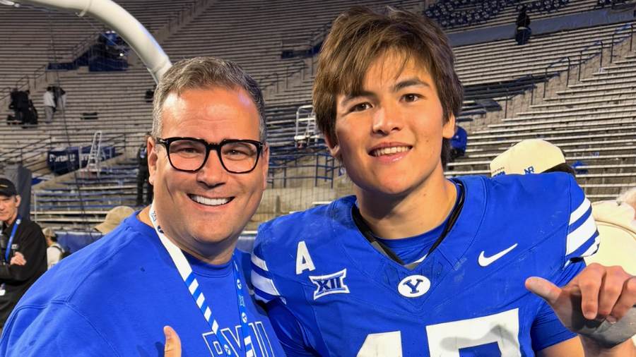 Crumbl, BYU Football, Rushing The Field, Bear Bachmeier...