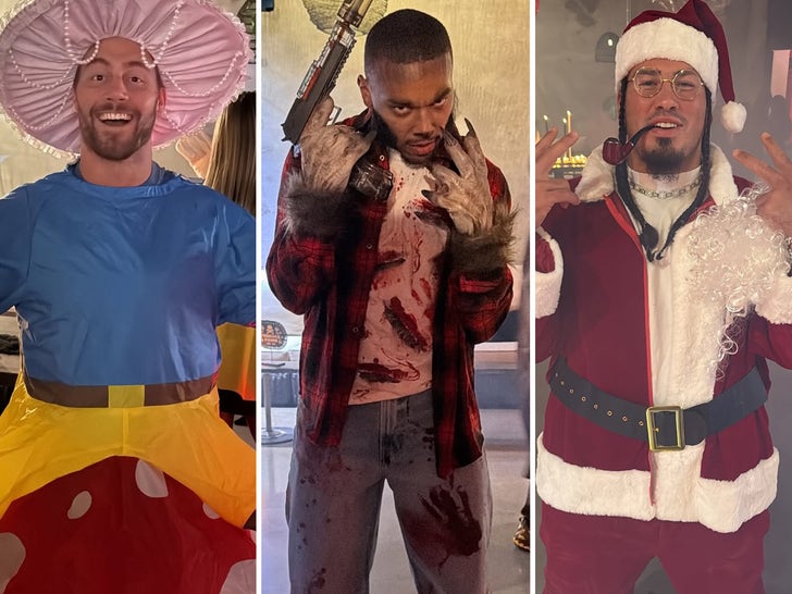 Detroit Lions Players Wild Halloween Costumes