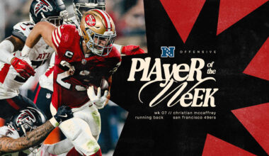 Christian McCaffrey Named NFC Offensive Player of the Week vs. Falcons