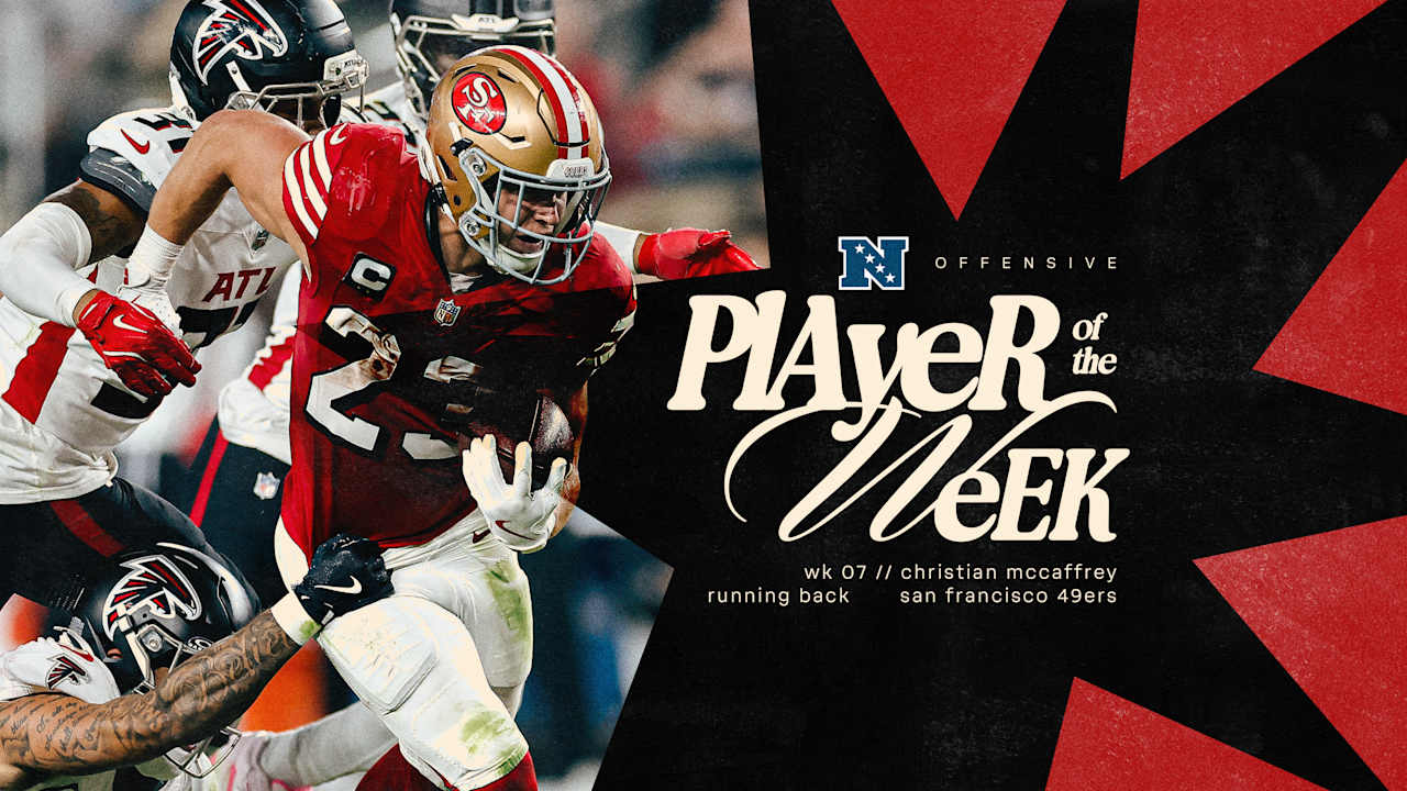 Christian McCaffrey Named NFC Offensive Player of the Week vs. Falcons