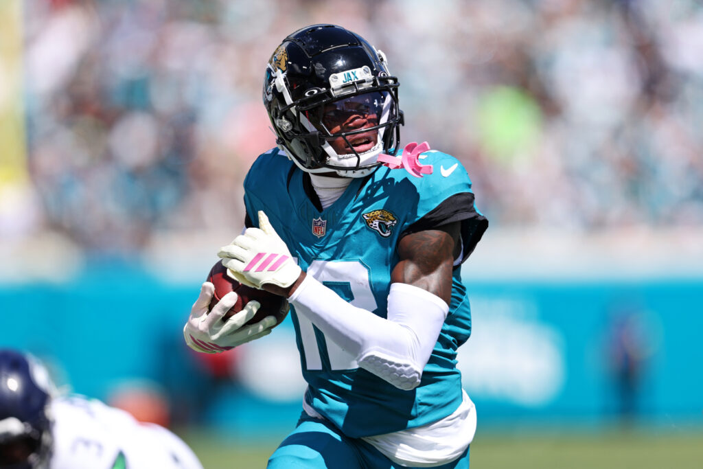 Jacksonville Jaguars wide receiver Travis Hunter 