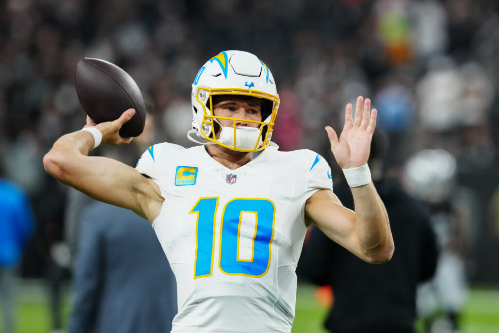Los Angeles Chargers quarterback Justin Herbert