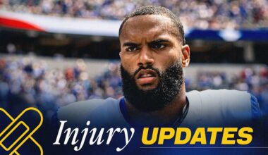 Head coach Sean McVay says inside linebacker Omar Speights likely 'doubtful' for Week 6 at Ravens after sustaining high ankle sprain vs. 49ers; tight end Colby Parkinson in concussion protocol but expected to be available