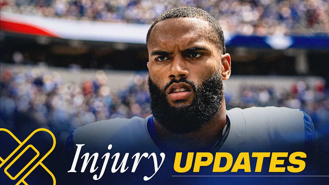 Head coach Sean McVay says inside linebacker Omar Speights likely 'doubtful' for Week 6 at Ravens after sustaining high ankle sprain vs. 49ers; tight end Colby Parkinson in concussion protocol but expected to be available