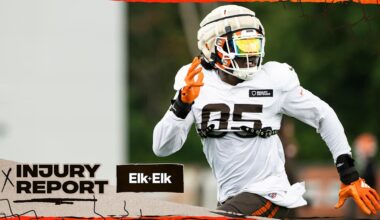 David Njoku out with knee injury vs. Dolphin