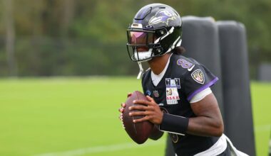 Lamar Jackson Still Sidelined at Ravens Practice