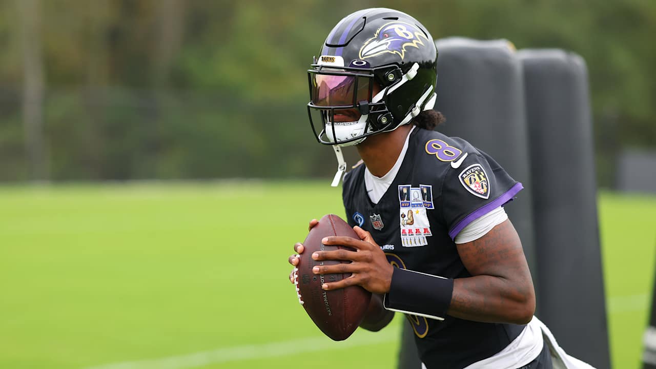 Lamar Jackson Still Sidelined at Ravens Practice