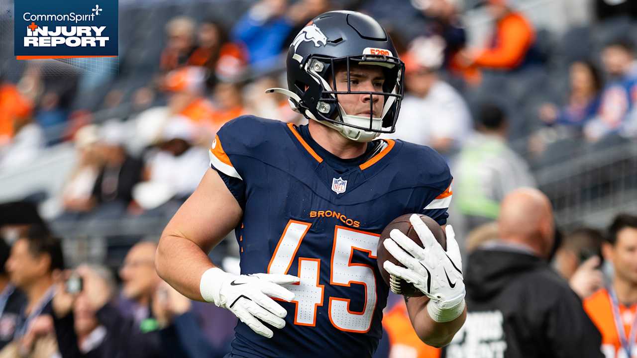 Broncos TE Nate Adkins estimated as nonparticipant ahead of Week 5 game vs. Eagles